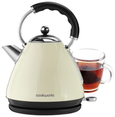 Cookworks Stainless Steel Kettle - Almond.